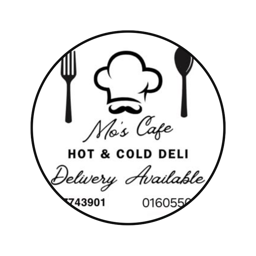 Mo's Cafe & Deli logo.